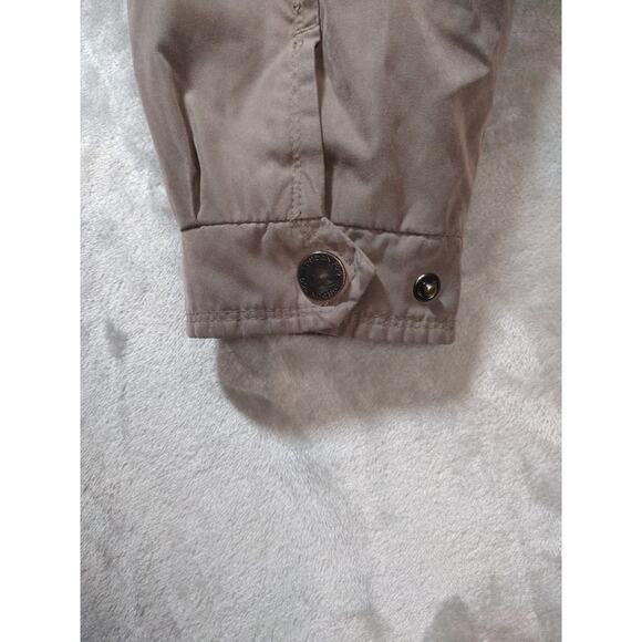 London Fog Mens Jacket Full Zip Long Sleeves Light Gray Inside Pockets Size M - Picture 6 of 15